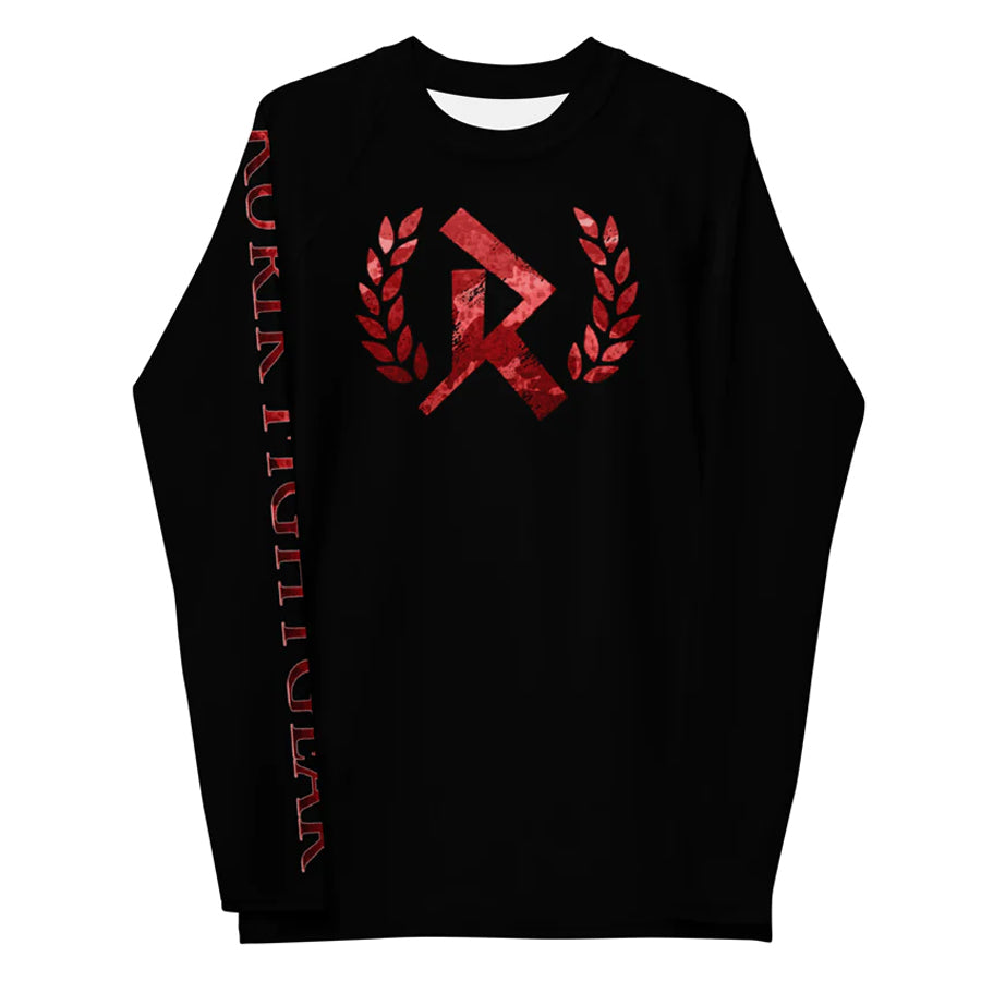 Rurik FG Longsleeve Rashguard Black-Ruby