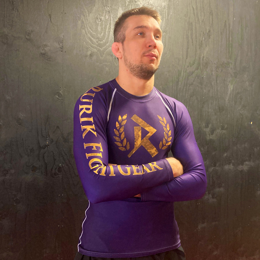 Rurik FG Ranked Rashguard "Royal" Purple