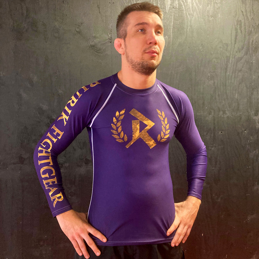 Rurik FG Ranked Rashguard "Royal" Purple