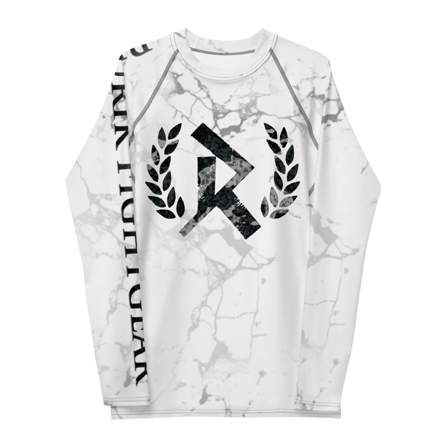 Rurik FG Ranked Rashguard "Arctic Marble" White