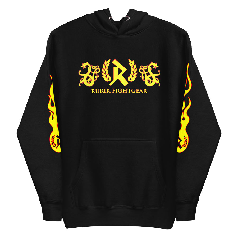 Rurik FG Flames Hoodie, Black