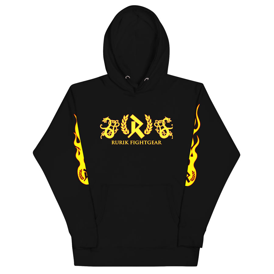 Rurik FG Flames Hoodie, Black