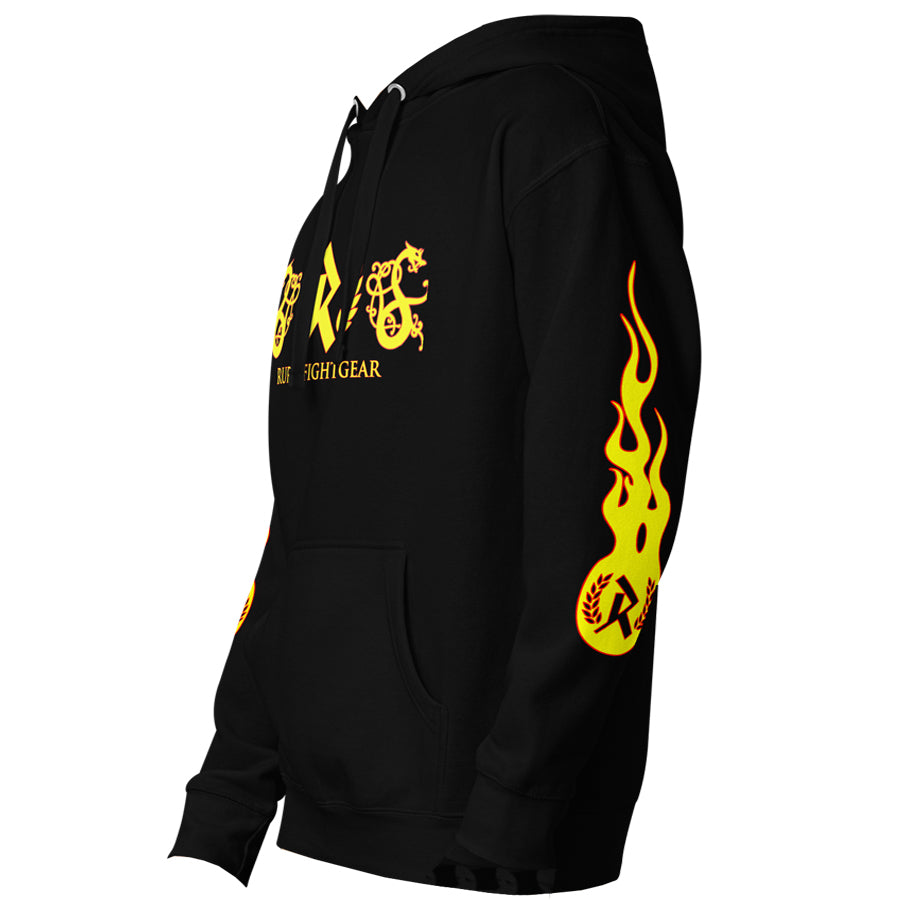 Rurik FG Flames Hoodie, Black